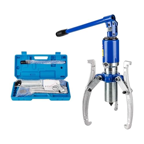 HEQIM Portable Hydraulic Bearing Puller, 20T/44000LB Gear Puller Set, 2-jaw or 3-jaw Wheel Bearing Puller and Separator, Hydraulic Gear Puller, Wheel Bearing Removal Tool(20T/44000LB)