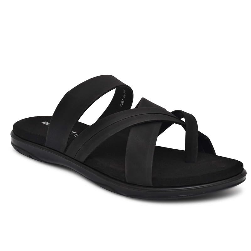 HEALTH FIT Mens Black Fashion Sandal - 7 UK (B010V6SW52) Amazon Price History, Amazon Price Tracker