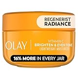 Olay Regenerist Radiance Vitamin C Face Moisturizer: Bright & Even Lightweight Cream for Women - Brightens, Hydrates, Evens Tone + Texture for Glowing Skin - 2 Oz