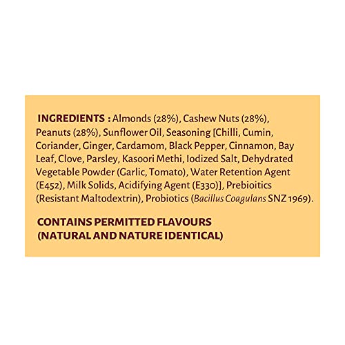 Image of Open Secret 100% Natural and Premium Healthy Tandoori Mix Dry Fruits and Nuts | Healthy for Every Occasion Fresh and Healthy Dry Fruits Cashew Almond - Pack of 1 (23g)