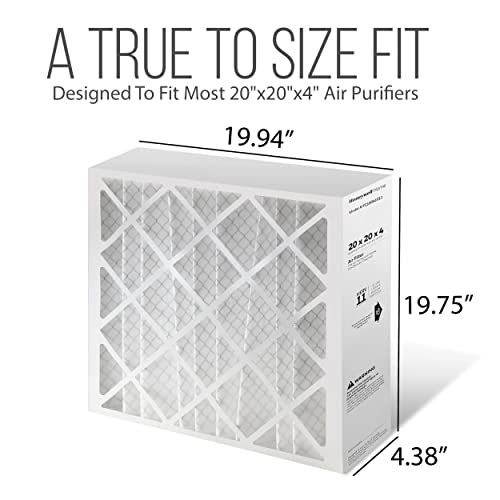 Honeywell 20X20X4 Air Filter Replacement - Fc100A1011 Hvac Furnace Filters With Merv 11 Filter Media, Ac Filter With Homequip Disposal Bag 2-Pack (Actual Size: 19.94 X 19.75 X 4.38 Inches) #TOP1
