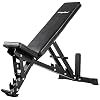 KingsBox Verstelbare Bank 2.0, Trainingsbank voor Krachttraining, Multifunctioneel, Opvouwbare Helling, Stabiel, Veelzijdig, Eenvoudig te Monteren, te Gebruiken en op te Bergen, Draagvermogen 600 kg