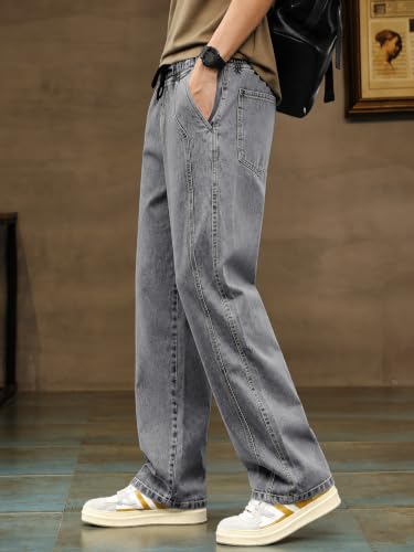 Image of Noble Monk Men's Denim Jeans | Stylish Casual Wear | Stretchable Cotton Trousers | Comfortable Everyday Pants | Travel, Outdoor & Streetwear
