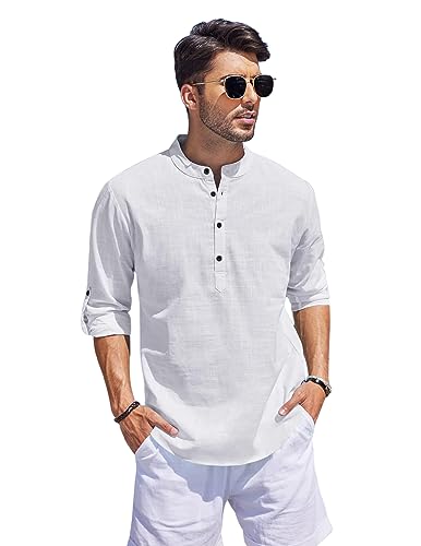 Image of Bellstone Kurta for Man | Men's Trendy Short Kurta | Shirt for Man | Men's Casual Shirts | Kurta Wedding for Men | Stylish Full Sleeve Shirts | Mandarin Collar Short Kurta for Men