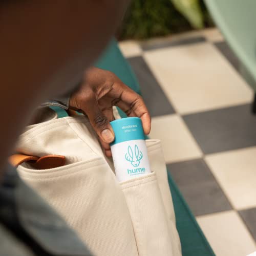 Hume Supernatural Natural Deodorant Aluminum Free For Women & Men, Natural Ingredients, Probiotic, Plant Based, Baking Soda Free, Aloe, & Cactus Flower, Anti Sweat, Stain & Odor – After Rain, 1 Pack #TOP7