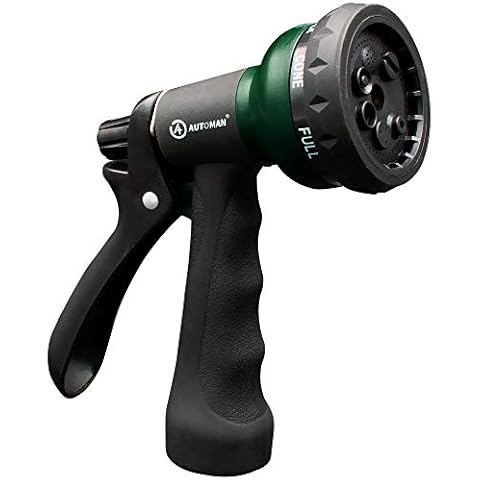 AUTOMAN Garden Hose Nozzle with 7 Watering Patterns Cover