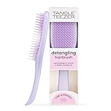 Tangle Teezer Fini e Fragili Ultimate Detangler per capelli colorati, fini e sottili - Spazzola a doppie setole morbide riduce rottura e lo strappo - Ideale per capelli delicati - Viola Ipnotico