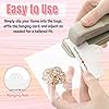 Acshio 300 Sets Jewelry Packaging for Small Business, Clear Bracelet Display Cards with Hanging Hole, Small Craft Packaging Supplies Set for Keychain, Earrings, Necklace, Car Coaster #2