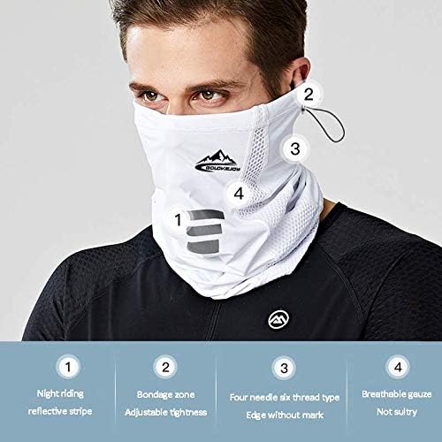 Headband 12 in 1 Multifunctional Face Mask Anti Dust Wind UV Sun Neck Headwear Motorcycle for Women Men Face Scarf Bandana