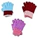 LIOOBO Guanti Invernali per Bambini a 3 Paia Guanti per Maglieria a Tutto Dito Morbidi Caldi Guanti in Peluche per l'inverno per Bambini Bambino Ragazzo (Colore Casuale)