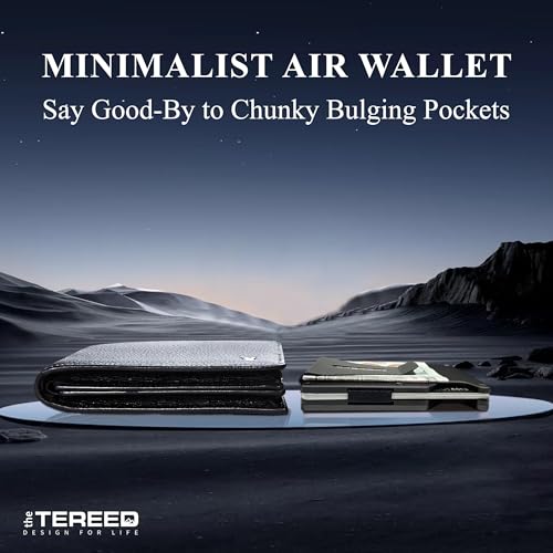Air Wallet, Built-in Airtag Wallet, RFID Wallet For Men & Women, Built-in Find My Airtag Wallet with Tracker, Minimalist Wallet with Card Holder & Money Clip4