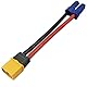 Yiqigou 2 Paar Amass XT60H XT60 Männlich Weiblich Stecker Steckverbinder auf EC5 Männlich Weiblich Stecker Steckverbinder Adapter Kabel mit 12WAG Silikonkabel