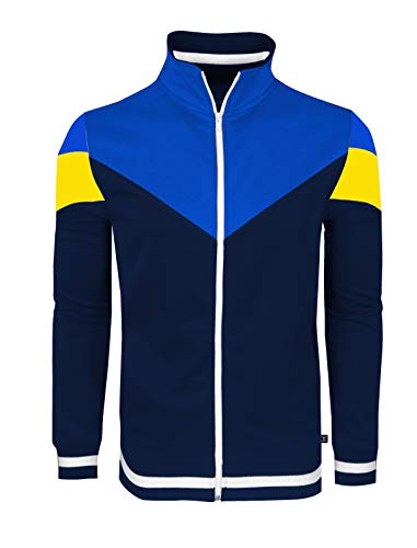 Image of SCREENSHOT-TRACK JACKET Mens Urban Hip Hop Premium Track Jacket - Slim Fit Side Taping Sportswear Urbanwear Streetwear Top