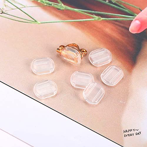 24 Clear Comfort Pads Earring Cushion For Clip On Earrings #TOP4