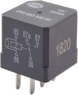 Hella 933332601 Relay Mini 280 5 Pole 12V Spdt Res