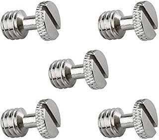 NICERYIG 3/8 Inch Camera Quick Release Screw Tripod Screw Adapter Connecter DSLR Camera Rig Accessories(5pcs)