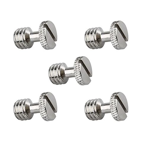 NICERYIG 3/8 Inch Camera Quick Release Screw Tripod Screw Adapter Connecter DSLR Camera Rig Accessories(5pcs) Cover