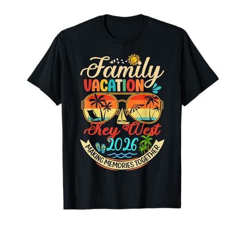 Family Vacation Key West 2026 Memories Family Summer Trip T-Shirt