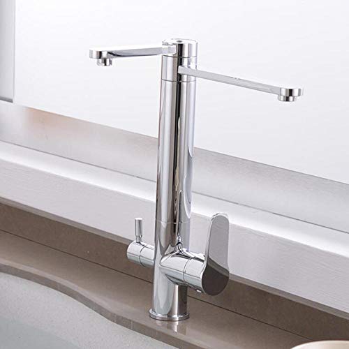 Robinet de cuisine 3 en 1 pour eau filtrée et vaisselle facile sur évier