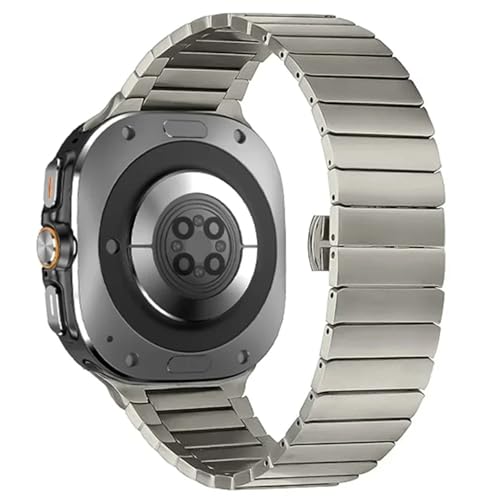 Bracelet EZZON pour Samsung Galaxy Watch Ultra 47mm en Titane Métal Ajustable