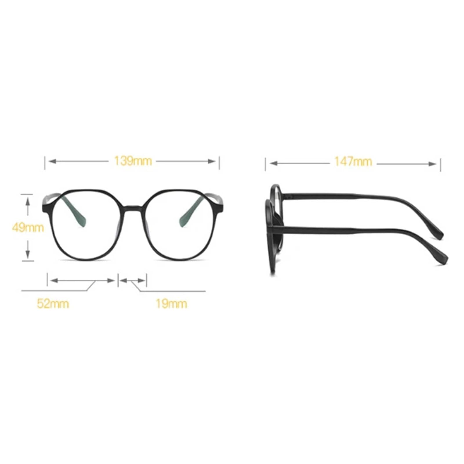 Modne oprawki do okularów damskie retro okulary anty-niebieskie światło oprawka do okularów przezroczyste okulary męskie oprawki do okularów