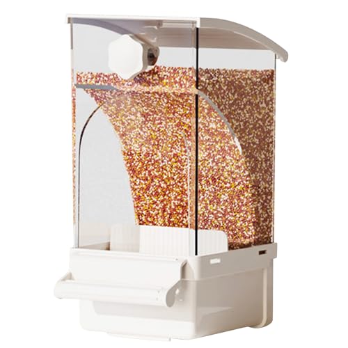 Phewl ケージ用 自動給餌器 - 自動鳥エサボウル,ケージアクセサリー ペット用品 おやつディスペンサー オウム インコ フィンチ コンゴウインコ カナリア コカトゥ用