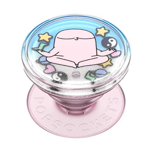 Image of ​​​​PopSockets Phone Grip with Expanding Kickstand, Ketnipz - Tidepool Zen Bean