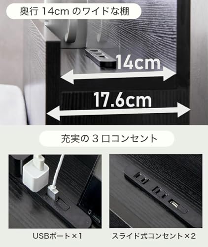 ネルコンシェルジュ 収納付きベッド セミダブルロング ホワイトM-フレーム単品 の商品画像 6