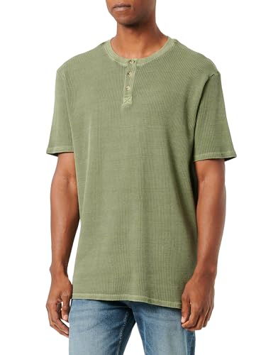 MUSTANG Hombre Estilo Alex C Henley Camiseta Beetle 6414