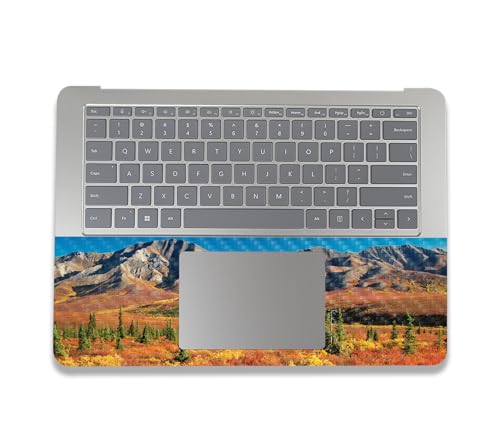 Image of MightySkins Carbon Fiber Skin Compatible with Microsoft Surface Laptop Studio 2 (2023) Full Wrap Kit - Denali Dreams | Protective, Durable Textured Carbon Fiber Finish | Made in The USA