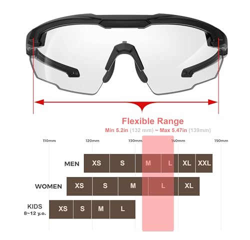 HTS HUNTERSKY Ballistic Tactical Shooting Glasses ANSI Z87+ UV400 Protective Eyewear