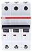 Price comparison product image ABB S203M-C10 Miniature Circuit Breaker, 3 Pole, Type C, 10kA/15kA Breaking Capacity, 10 Amp Current (2CDS273001R0104)