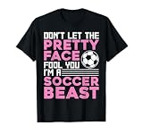 Cool Soccer for Women Teen Girls Soccer Lover Player Sports T-Shirt