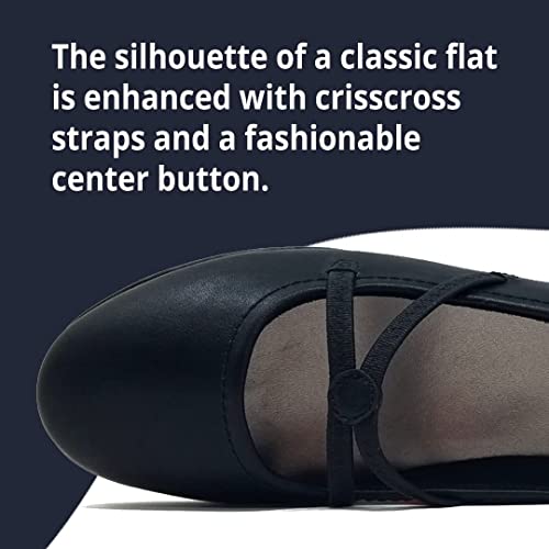 SAGEFINDS Crisscross Flats for Women| Slip-On Ballet Shoes | Flexible Nonskid Sole | Comfortable Rounded Toe4