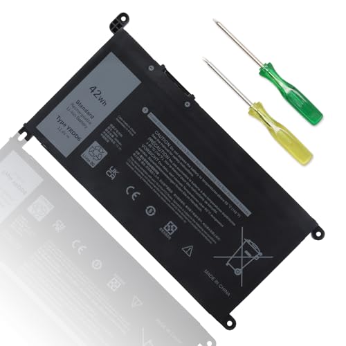Batterie YRDD6 haute capacité 42Wh avec cellules lithium longue durée pour PC Dell