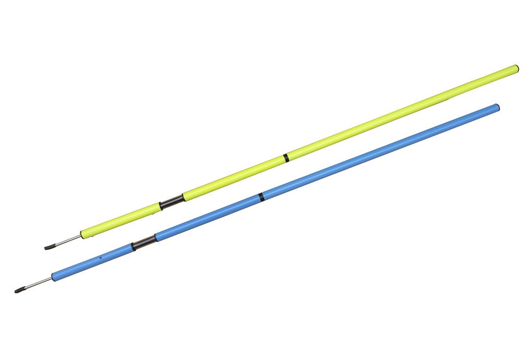 Plastic Elite Poles Spring Spike Football Kit (Yellow , 5ft., Set of 4 Poles )-image-29