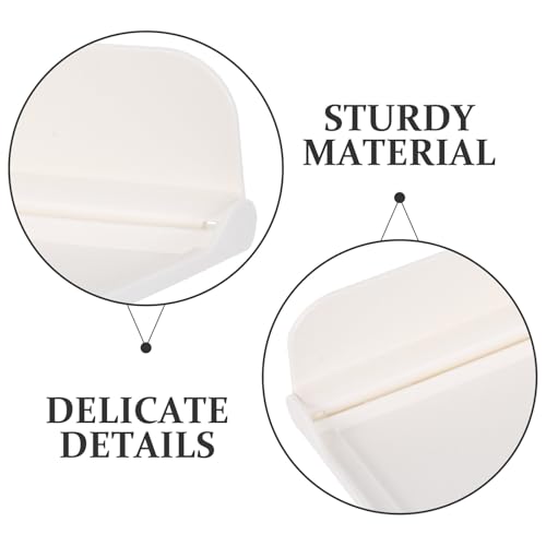 Estante de pared plegable blanco para cocina y hotel de gran capacidad 4