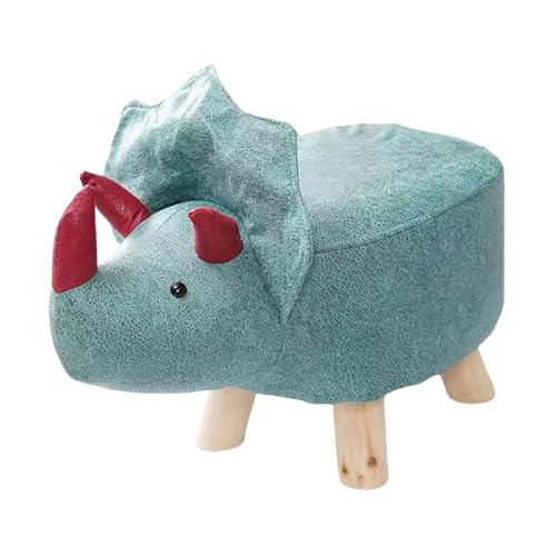 Image of CALANDIS Animal Footstool Creative Cute Pouffe Chair for Playroom Entryway Waterproof Dinosaur | Benches & Stools | Furniture