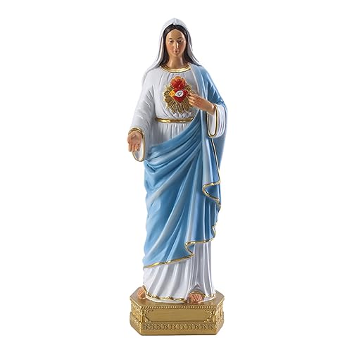 Estatua Virgen María Resina 8 pulgadas
