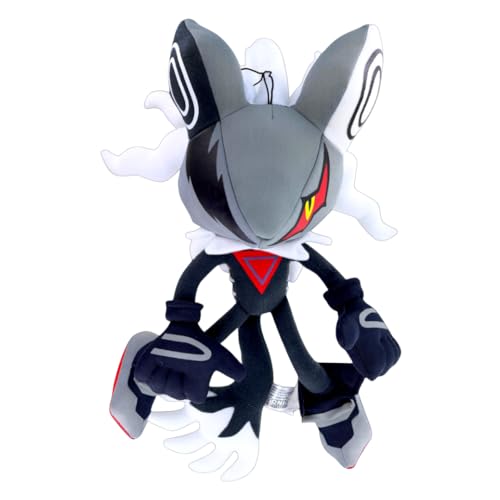 Sonic Infinite Plush Toy 35cm Dark Villain Character Plushie Soft Stuffed Figure Gamer Room Decor Collectible Gift for Gaming Fans