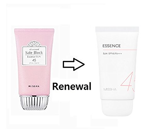(2pcs)Missha All Around Safe Block Essence Sun SPF45/PA+++ 50ml/1.69oz + SoltreeBundle Oil blotting Paper 50pcs - Thumbnail 5