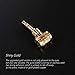 DD ddHiFi DJ35AG 2.5mm Balanced Female to 3.5mm Male Headphone Jack Adapter with 24k Gold Plated Copper Plug, the Upgraded Gold Version of Audio Converter for Earphone, Music Player and Amplifier