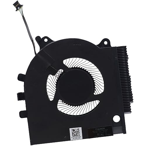 Ventoinha De Resfriamento De Cpu Deal4Go 5V/0,38A 1Jyxg 01Jyxg Dc28000T7Sl De Substituição Para Dell G15 5510 5511 5515 (Com Gtx 1650)