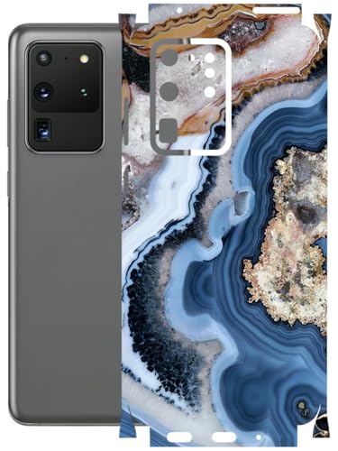 Image of AtOdds - Full Body Back Screen Guard Protector Film - Lamination Wrap Skin Sticker Compatible with Samsung Galaxy S20 Ultra | Scratchproof Matte Finish (Floor Marble)