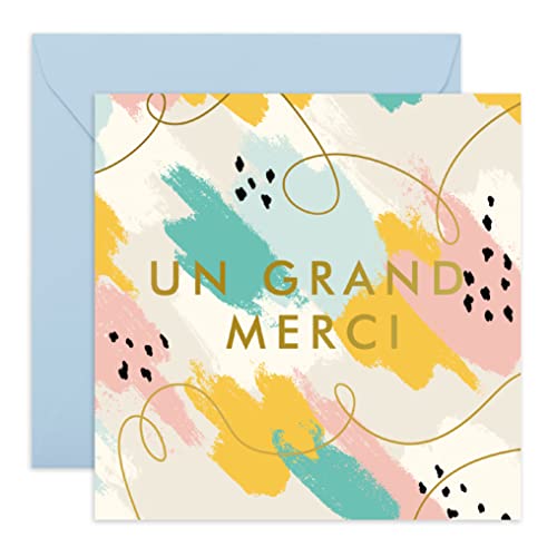Central 23 - Carte de remerciement individuelle - Un grand merci - pour les infirmières, les médecins, les mariages, les fêtes de bébé - Carte de...