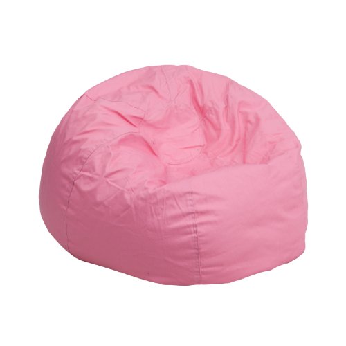 Flash Furniture Small Solid Light Pink Bean Bag Chair for Kids and Teens Flash Furniture Small Solid Light Pink Bean Bag Chair for Kids and Teens