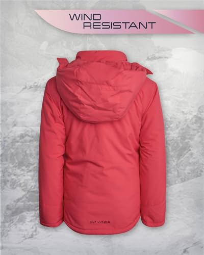 Image of Spyder Girls 3 in 1 System Jacket - Weather Resistant Girls Winter Jacket with Soft Cozy Inner Fleece Outerwear Winter Coats