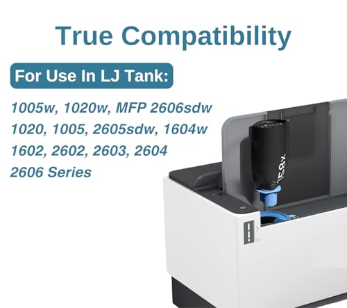 Image of 158A Toner Cartridge (Print 2500 Pages) Compatible for LJ Tank Printers 1005w, 1020w, mfp 2606sdw, 1020, 1005, 1602a, 1602w, 1604w, 2602dn, 2602sdn, 2602sdw, 2603dn, 2603sdn,2603sdw (1 pcs)