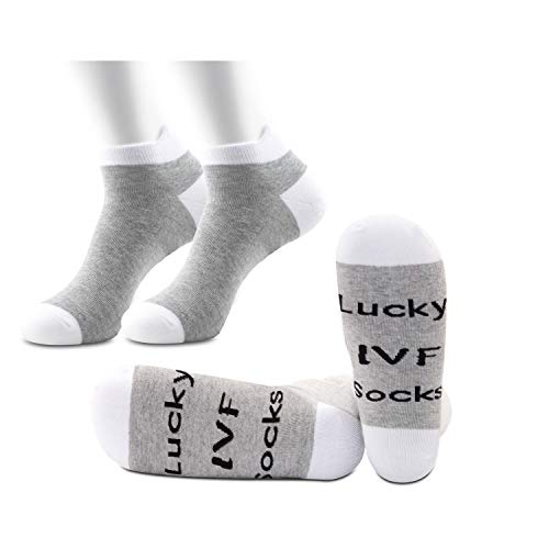 JXGZSO Lucky IVF Socks Lucky Transfer Socks IVF Socks Infertility Socks Transfer Socks