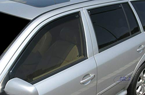 J&J AUTOMOTIVE | Windabweiser Passend Für Octavia I, 5-Türer Kombi 1996-2004, Heko Regenabweiser, Getönt, Set 4-Teilig, Vorne, Hinten, Aerodynamisch
